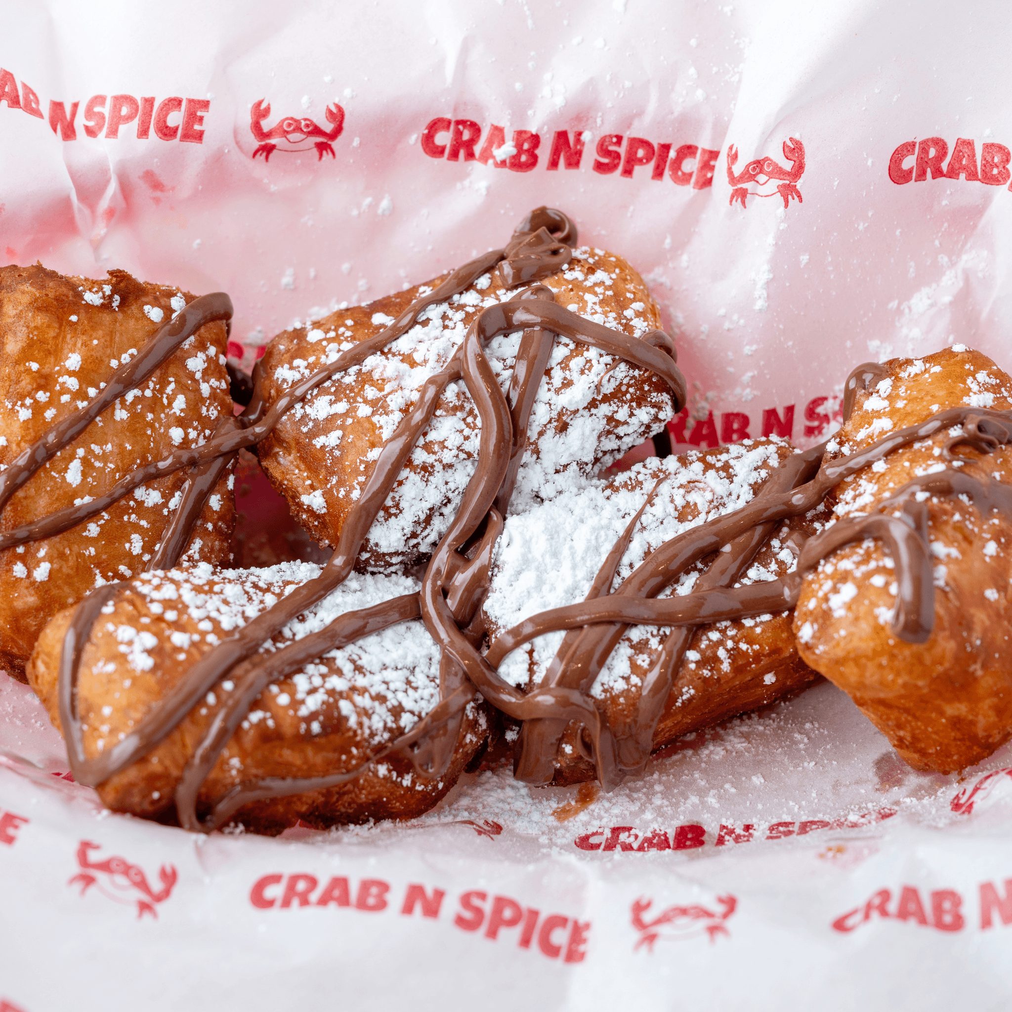 Beignet w/ Hazelnut Spread.