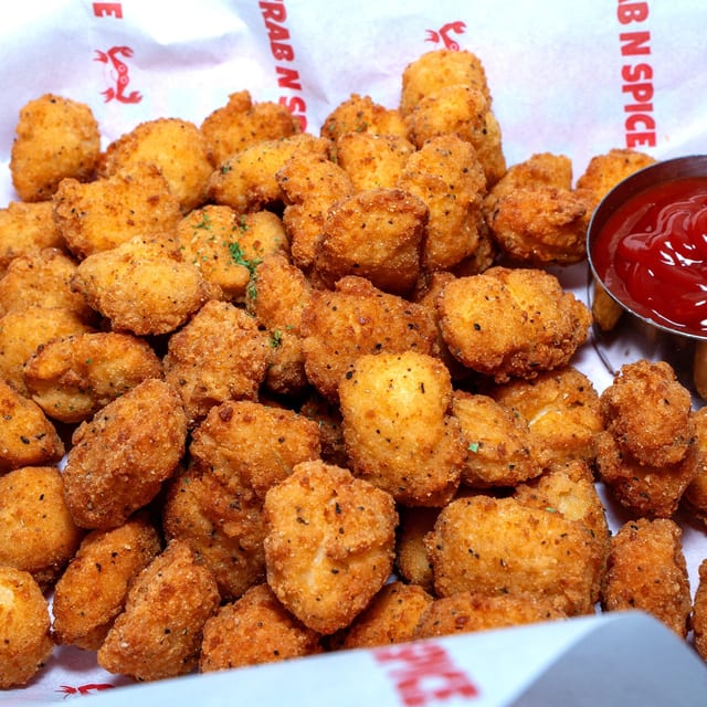 Popcorn Chicken Basket.