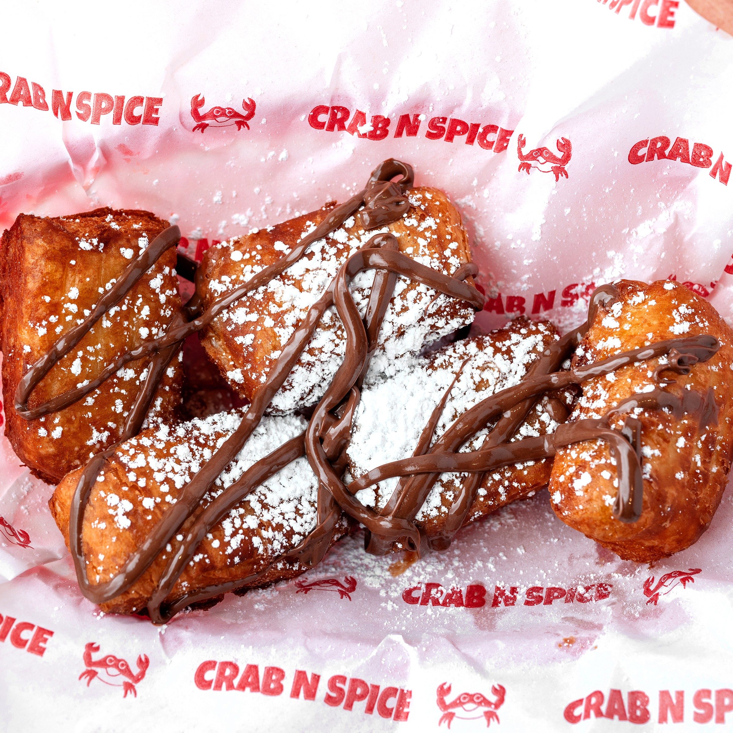 Beignet with Nutella.