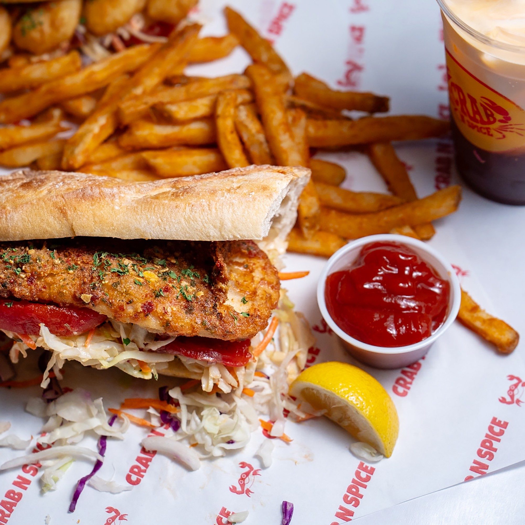 Oh Boy Tilapia Meal W/Fries&Drink.