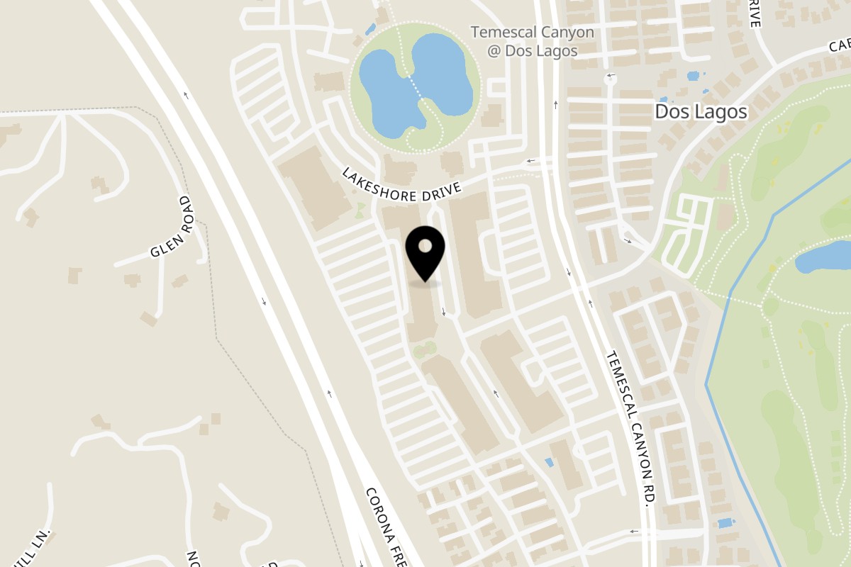 Map showing the location of Crab N' Spice Corona on 2785 Cabot Dr in Corona