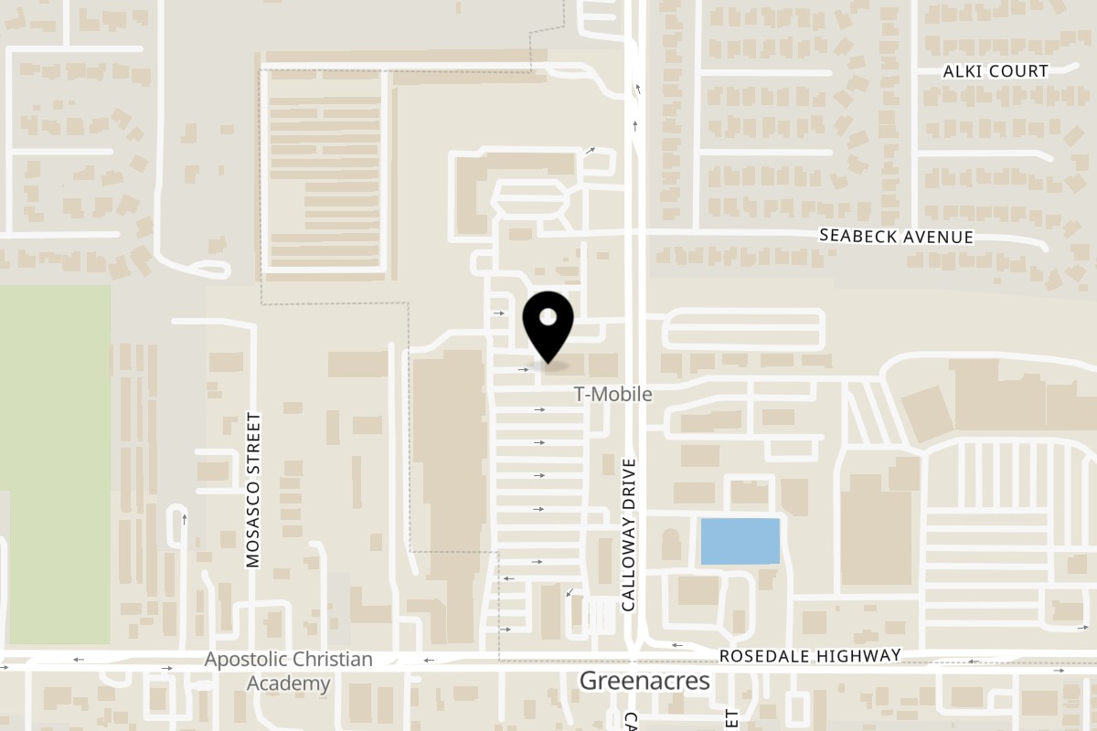 Map showing the location of Crab N' Spice Bakersfield on 2765 Calloway Dr STE 100 in Bakersfield